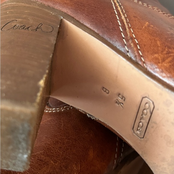 Coach Boots in Chestnut Brown - Picture 6 of 6